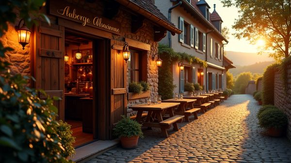 Mangez dans l'auberge alsacienne à Hégenheim pour une cuisine authentique