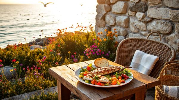 Savorer un repas sur la Côte : chef à domicile au bord de la mer